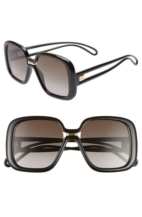 givenchy nude star sunglasses|Givenchy 55mm oversized sunglasses.